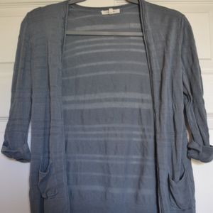 Blue boyfriend cardigan